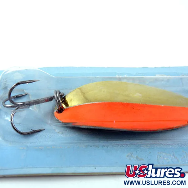 Acme Little Cleo, 2/5oz Gold / Orange fishing spoon #1161