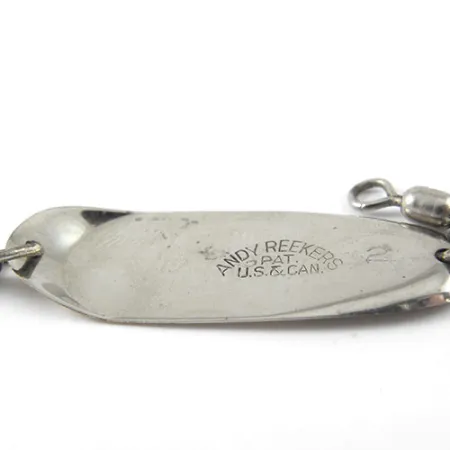 Vintage Andy Reekers 2, 3/32oz Nickel / Bronze (Brass) fishing spoon #1164