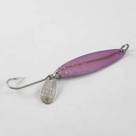 Vintage Luhr Jensen Needlefish 1, 1/16oz Purple / Nickel fishing spoon #1165