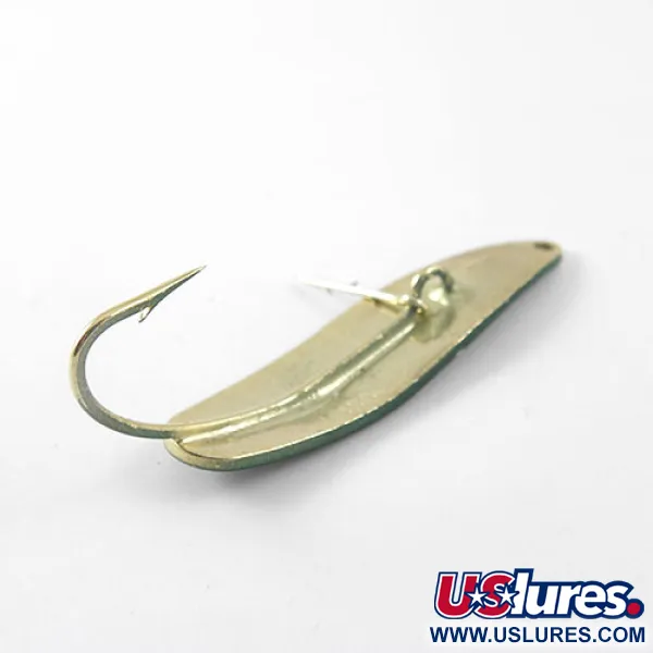Vintage   Mepps Timber Doodle 0, 1/4oz Green / Golden fishing spoon #1169