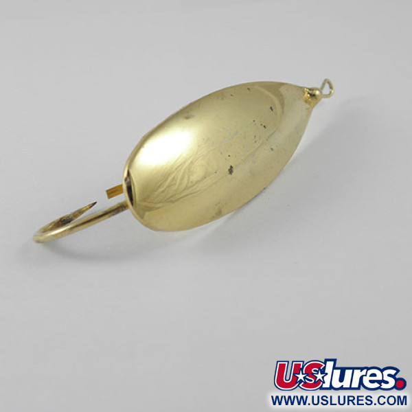 Vintage   Johnson Silver Minnow, 3/4oz Gold fishing spoon #1173
