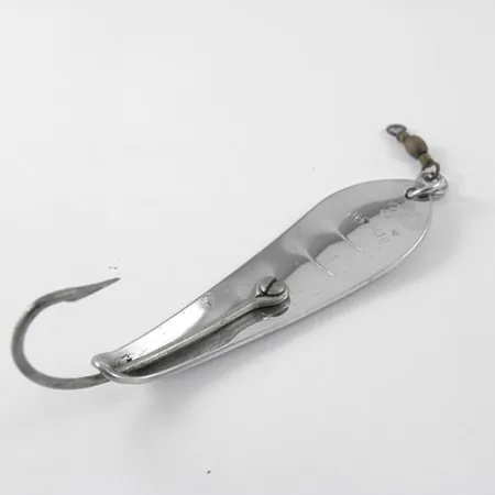 Vintage Luhr Jensen Reflecto #3, 2/5oz Nickel fishing spoon #1176