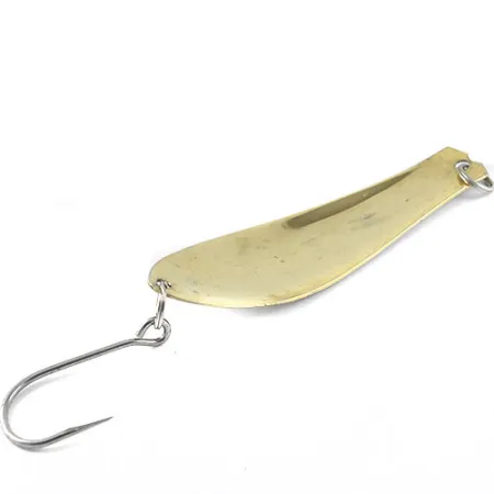 Vintage Prescott Spinner Big Doctor 285, 1oz Nickel / Gold / Red dots fishing spoon #1177