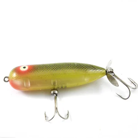 Vintage Heddon Magnum Torpedo , 3/5oz Brown fishing lure #1182