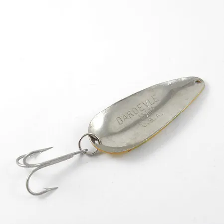 Vintage Eppinger Dardevle Imp, 2/5oz Orange / Yellow fishing spoon #1183