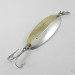 Vintage  Williams WIlliams Wabler, 2/3oz Silver / Gold (Silver plated) fishing spoon #1187