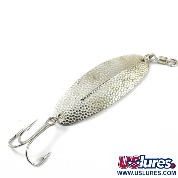 Vintage  Williams WIlliams Wabler, 1oz Silver (Silver plated) fishing spoon #1188
