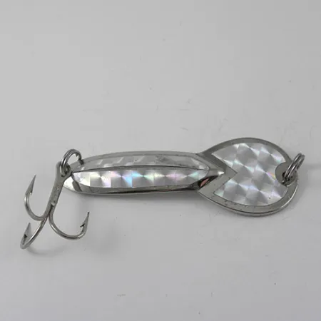 Vintage Loco 3 Glen Evans, 3/5oz Nickel fishing spoon #1200