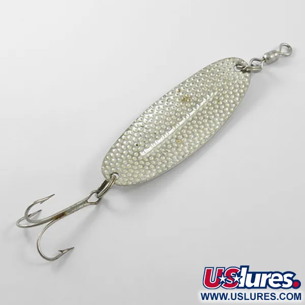 Vintage Williams Wabler, 2/3oz Silver (Silver plated) fishing spoon #1201