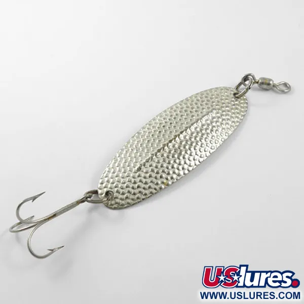 Vintage Williams Wabler, 2/3oz Silver (Silver plated) fishing spoon #1201