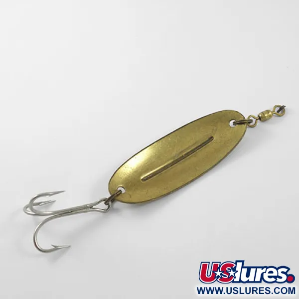 Vintage   Williams Wabler W50, 1/2oz Brass fishing spoon #1204