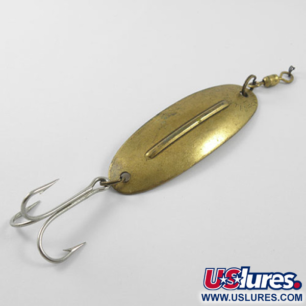 Vintage   Williams Wabler W50, 1/2oz Brass fishing spoon #1204