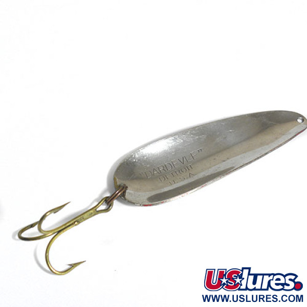 Vintage  Eppinger Dardevle, 1oz Nickel fishing spoon #1211