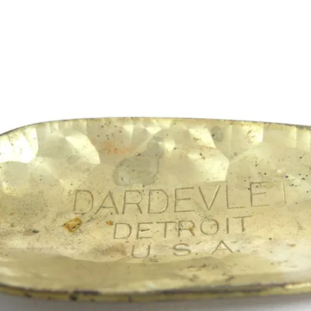 Vintage Eppinger Dardevle Dardevlet , 3/4oz Crystal (Golden Scale)  fishing spoon #1213