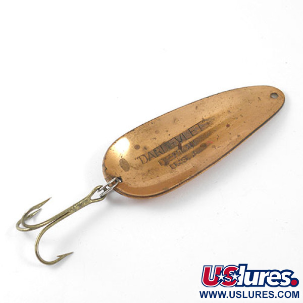Vintage  Eppinger Dardevle Dardevlet , 3/4oz Copper fishing spoon #1219