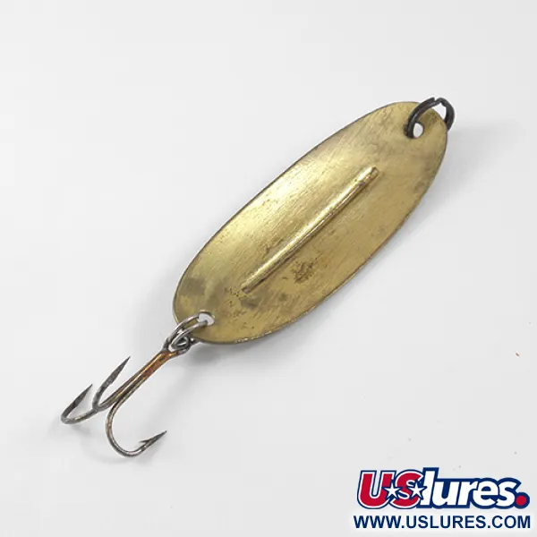Vintage Williams Wabler W50, 1/2oz Brass fishing spoon #1231