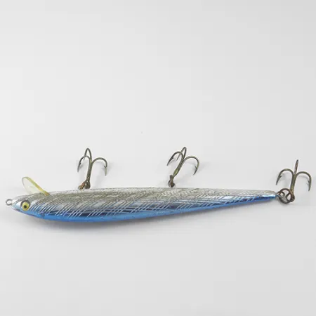 Vintage Rebel Floater, 1/4oz Silver Light Blue fishing lure #1241