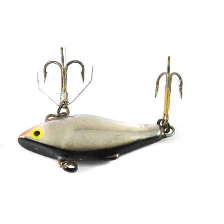 Vintage Rattlin' Rapala, 1/4oz Silver fishing lure #1246
