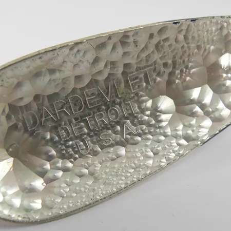 Vintage Eppinger Dardevle Dardevlet , 3/4oz Crystal (Silver Scale)  fishing spoon #1247