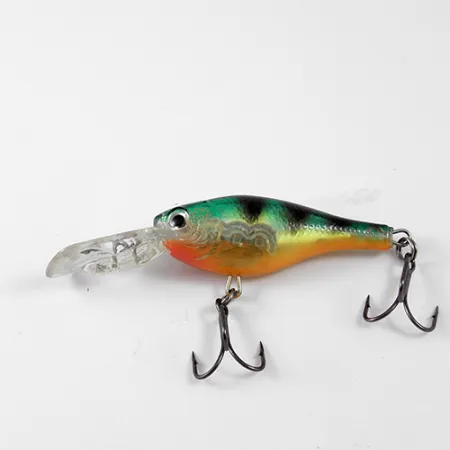 Vintage Rapala Glass Shad Rap, 3/16oz Perch fishing lure #1250