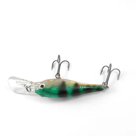 Vintage Rapala Glass Shad Rap, 3/16oz Perch fishing lure #1250