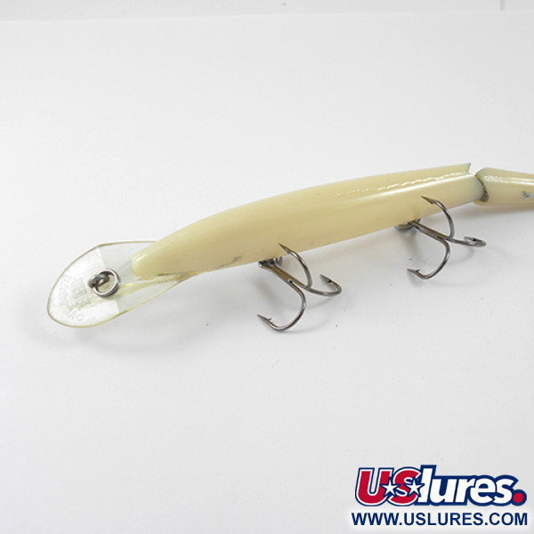 Vintage   Rebel Fastrac, 2/5oz White (undressed from painting) fishing lure #1251