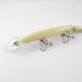 Vintage   Rebel Fastrac, 2/5oz White (undressed from painting) fishing lure #1251