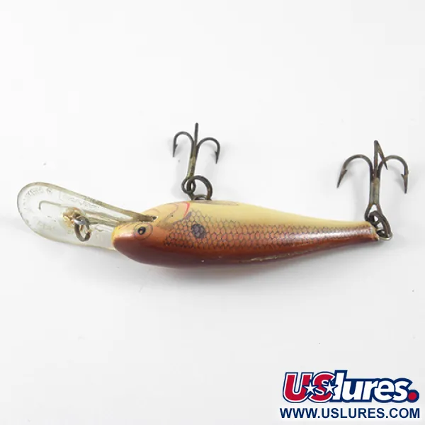 Vintage Rapala Deep Runner 5, 3/16oz Brown fishing lure #1253