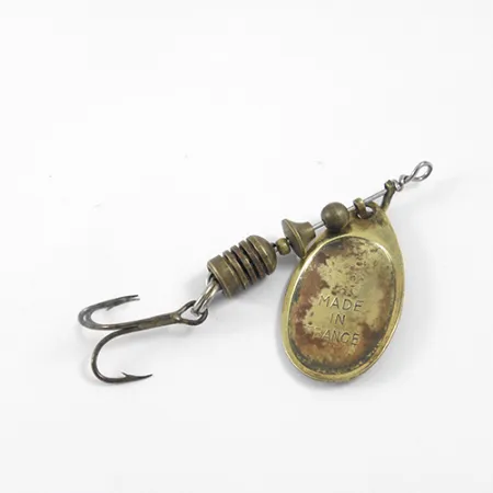 Vintage Mepps Aglia 2, 3/16oz Brass spinning lure #1255