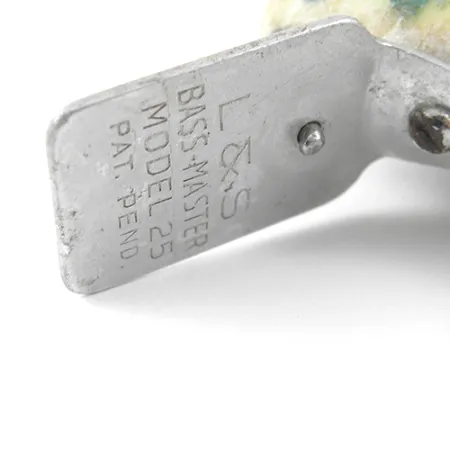 Vintage L&S Bait Mirro lure MirrOlure Bass-master model 25, 1/3oz Green fishing lure #1261