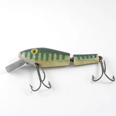 Vintage L&S Bait Mirro lure MirrOlure Bass-master model 25, 1/3oz Green fishing lure #1261