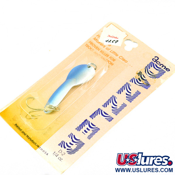  Acme Dazzler, 1/4oz Blue / Nickel fishing spoon #1269