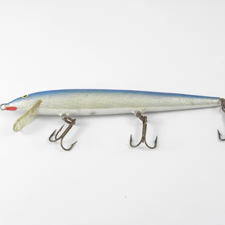 Vintage Rapala Original Floater, 1/4oz Light Blue / Silver fishing lure #1275
