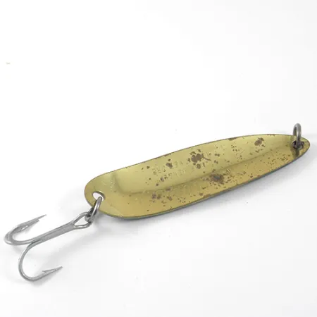 Vintage Luhr Jensen Krocodile Die #5, 1oz Fire Tiger fishing spoon #1288