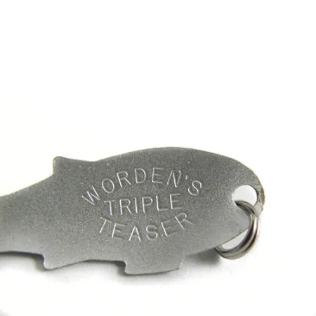 Vintage Yakima Bait Worden's Tripple Teaser, 3/64oz Frog (Yellow / Green) fishing spoon #1293