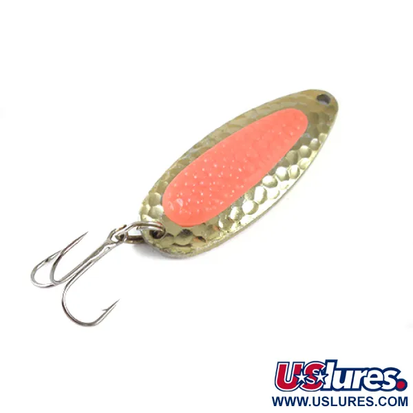 Vintage   Blue Fox Pixee , 1/2oz Gold / Red fishing spoon #1295