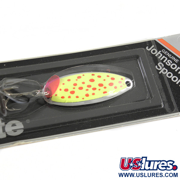   Johnson Sprite, 1/4oz Nickel / Yellow fishing spoon #1298