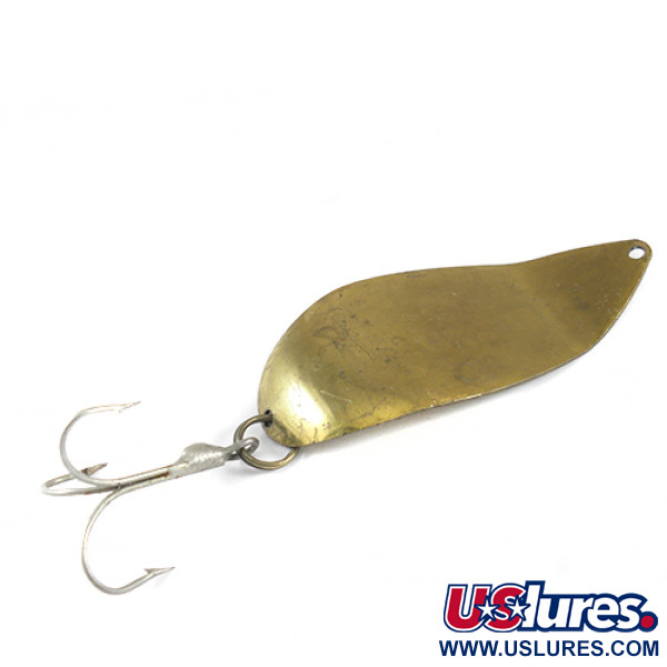 Vintage   Pflueger , 1oz Brass fishing spoon #1299