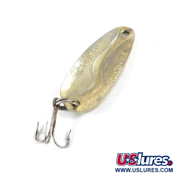 Vintage  Acme Kamlooper Junior, 1/4oz Gold fishing spoon #1319