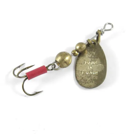 Vintage Mepps Aglia 0, 1/16oz Brass spinning lure #1326