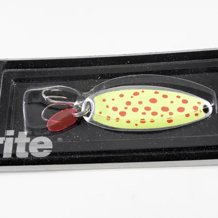 Johnson Sprite, 1/4oz Nickel / Yellow fishing spoon #1330