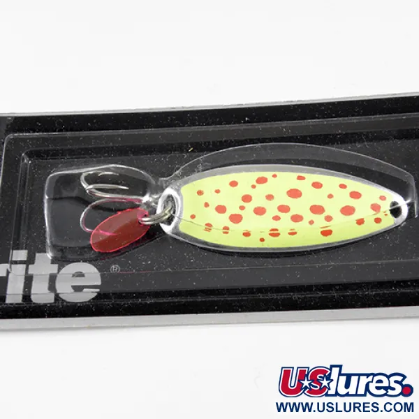 Johnson Sprite, 1/4oz Nickel / Yellow fishing spoon #1330