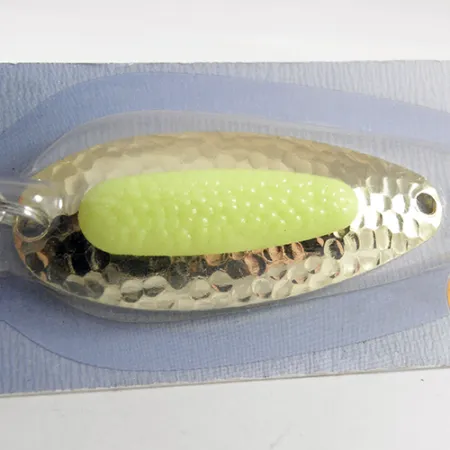Blue Fox Pixee, 3/4oz Fluorescent Yellow / Gold (24 Carat Gold Plated) fishing spoon #1332