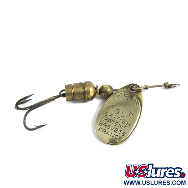Vintage   Mepps Aglia 1, 1/8oz Brass spinning lure #1341