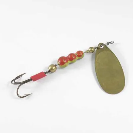 Vintage Mepps Comet 4, 2/5oz Brass spinning lure #1344