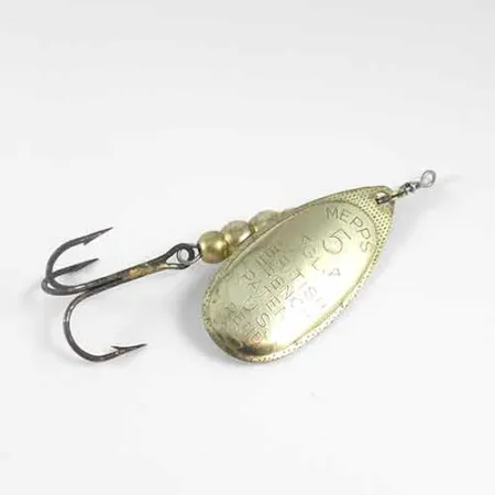 Vintage Other Mepps Aglia 5, 1/2oz Brass #1345