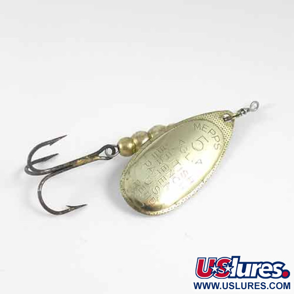 Vintage  Other Mepps Aglia 5, 1/2oz Brass spinning lure #1345