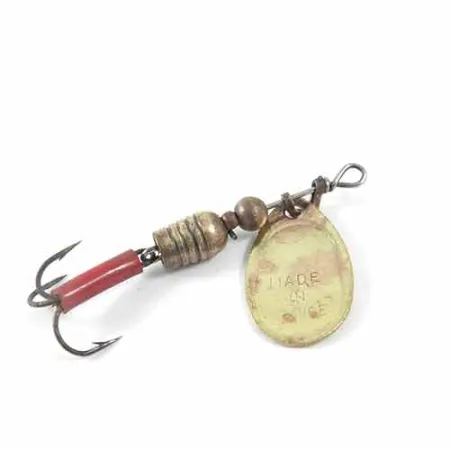 Vintage Mepps Aglia 1, 1/8oz Brass spinning lure #1356