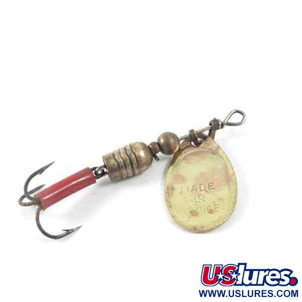 Vintage   Mepps Aglia 1, 1/8oz Brass spinning lure #1356