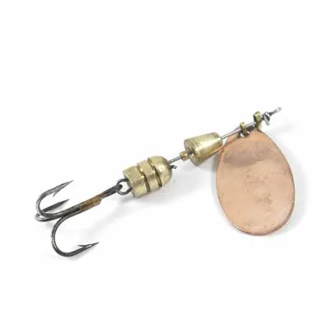 Vintage Mepps Aglia 2, 3/16oz Copper spinning lure #1358